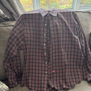Polo Ralph Lauren Red and Green Plaid Shirt